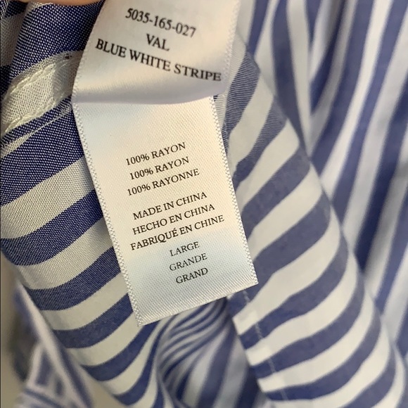 Rails Vals Stripe Tie Front Crop - Picture 6 of 6